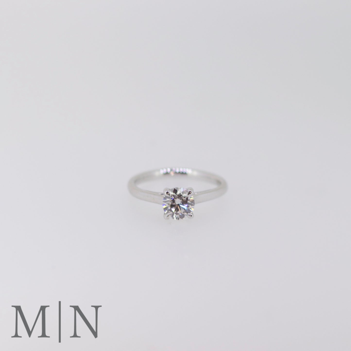 Platinum Diamond Solitaire Ring