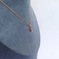 Rose Gold Morganite Pendant
