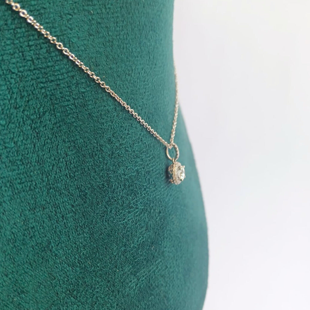White Gold Diamond Pendant