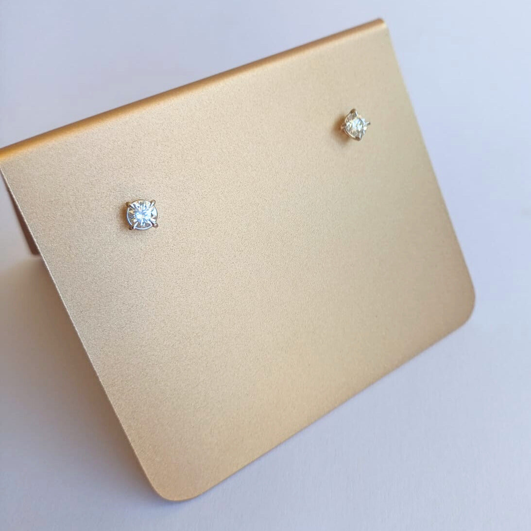 White Gold Diamond Stud Earrings