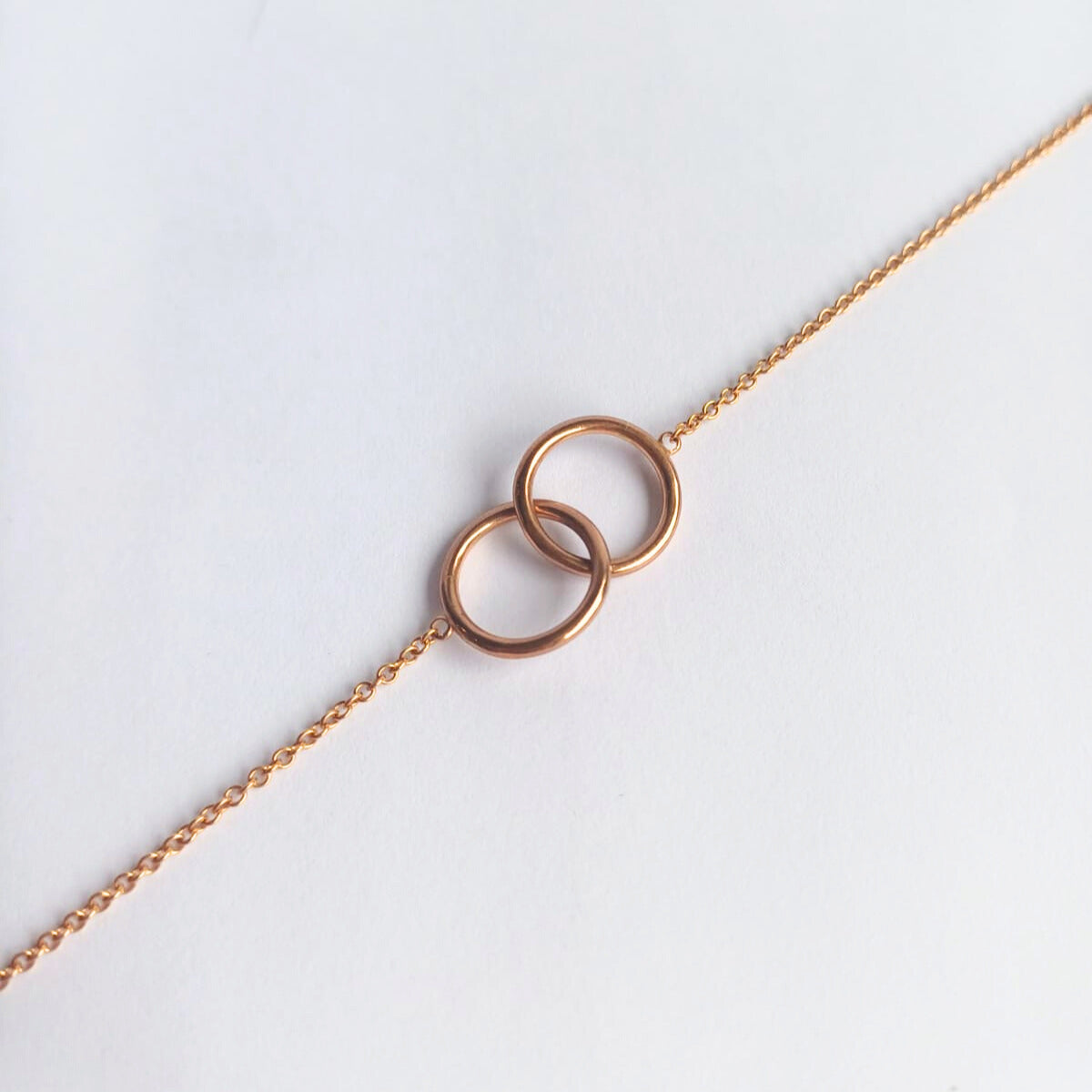 Rose Gold Unity Necklace & Bracelet Set