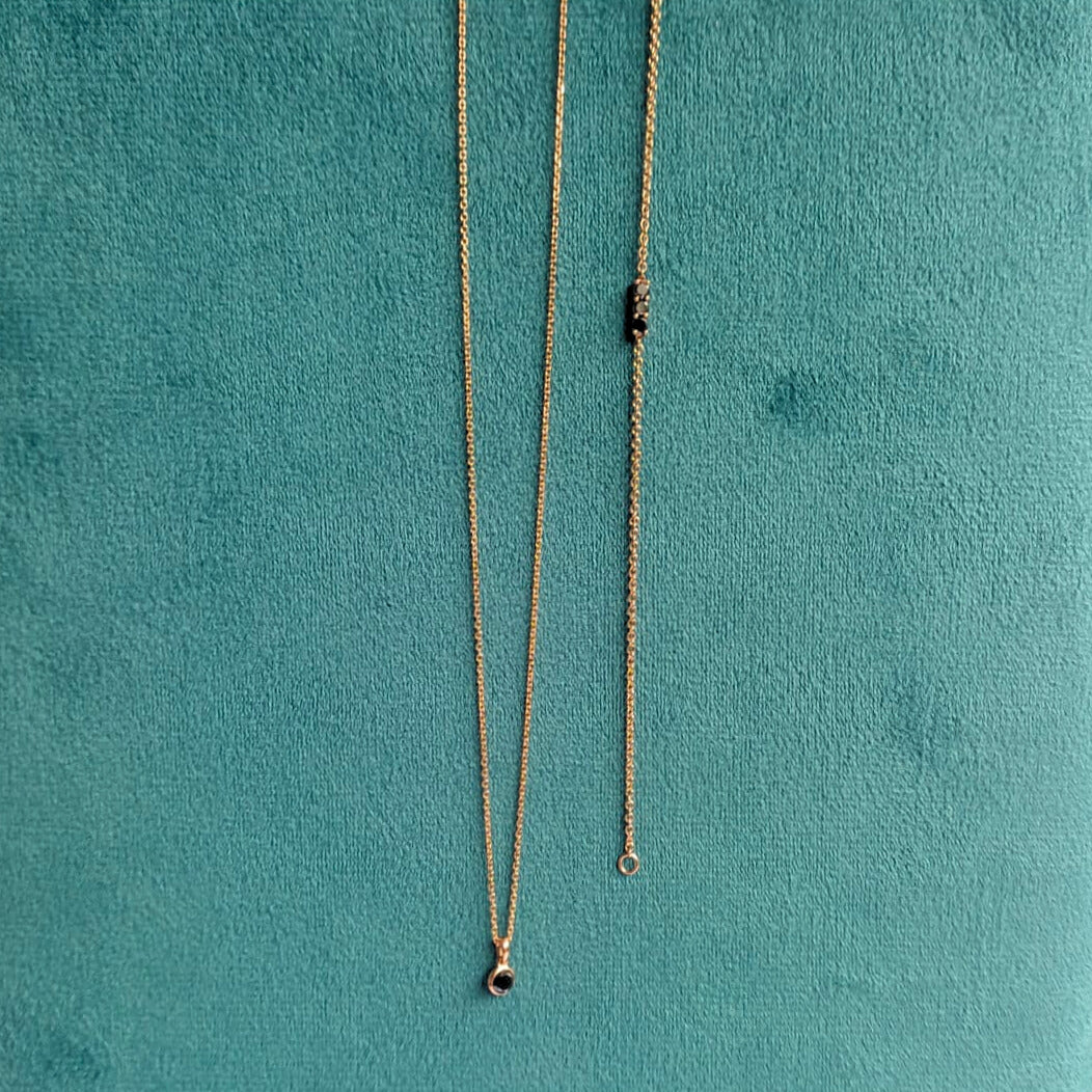 Rose Gold & Black Diamond Set