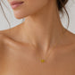 9kt Gold citrine necklace