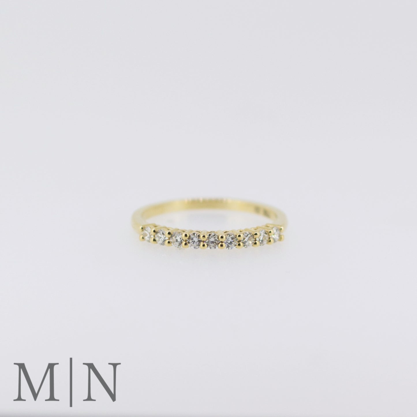 Yellow Gold Diamond Half-Eternity Ring