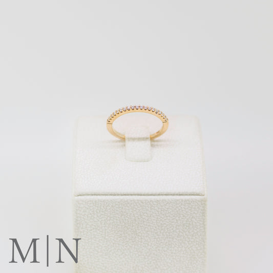 Rose Gold Diamond Half-Eternity Ring