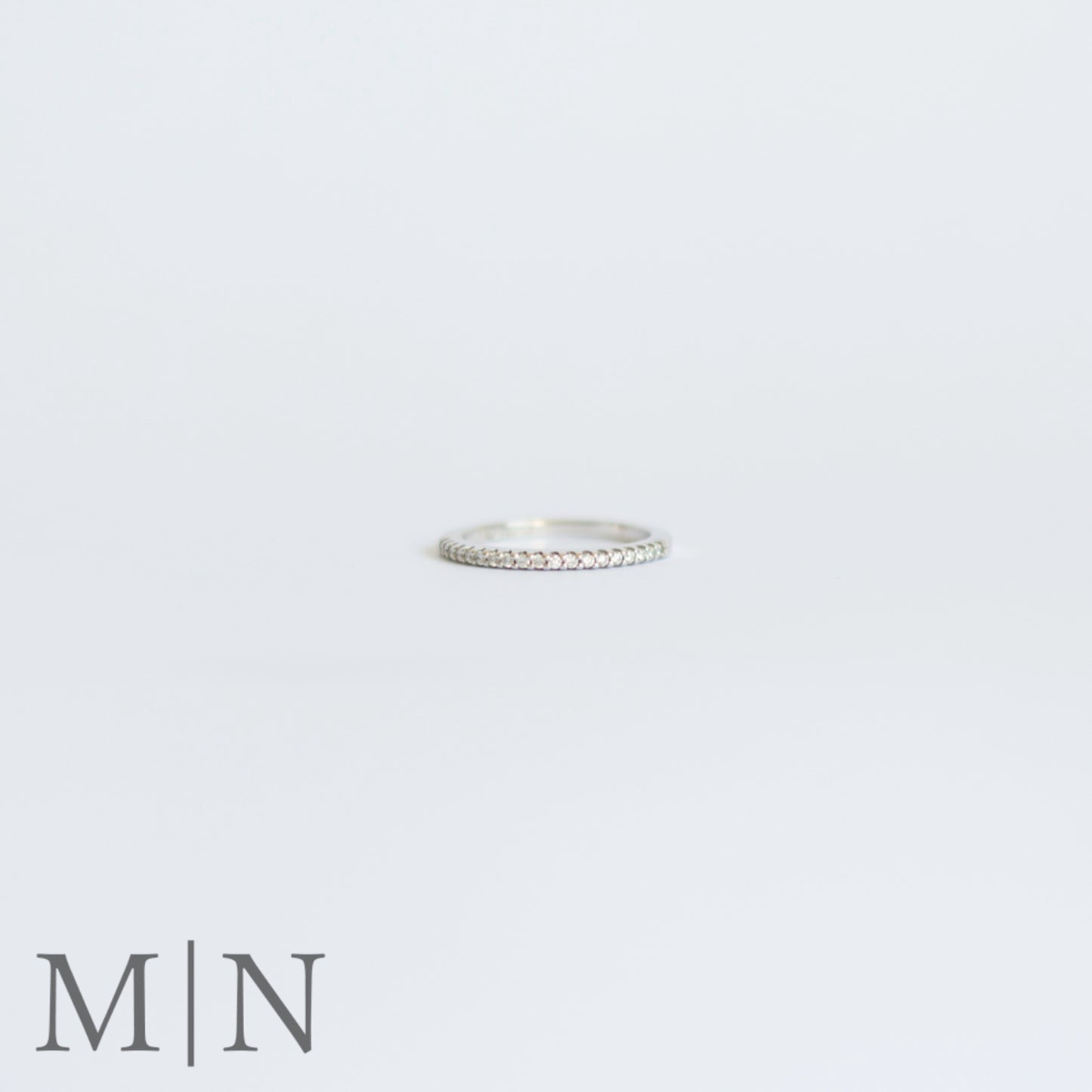 White Gold Diamond Half-Eternity Ring