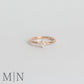 Rose Gold & Diamond Stack Ring