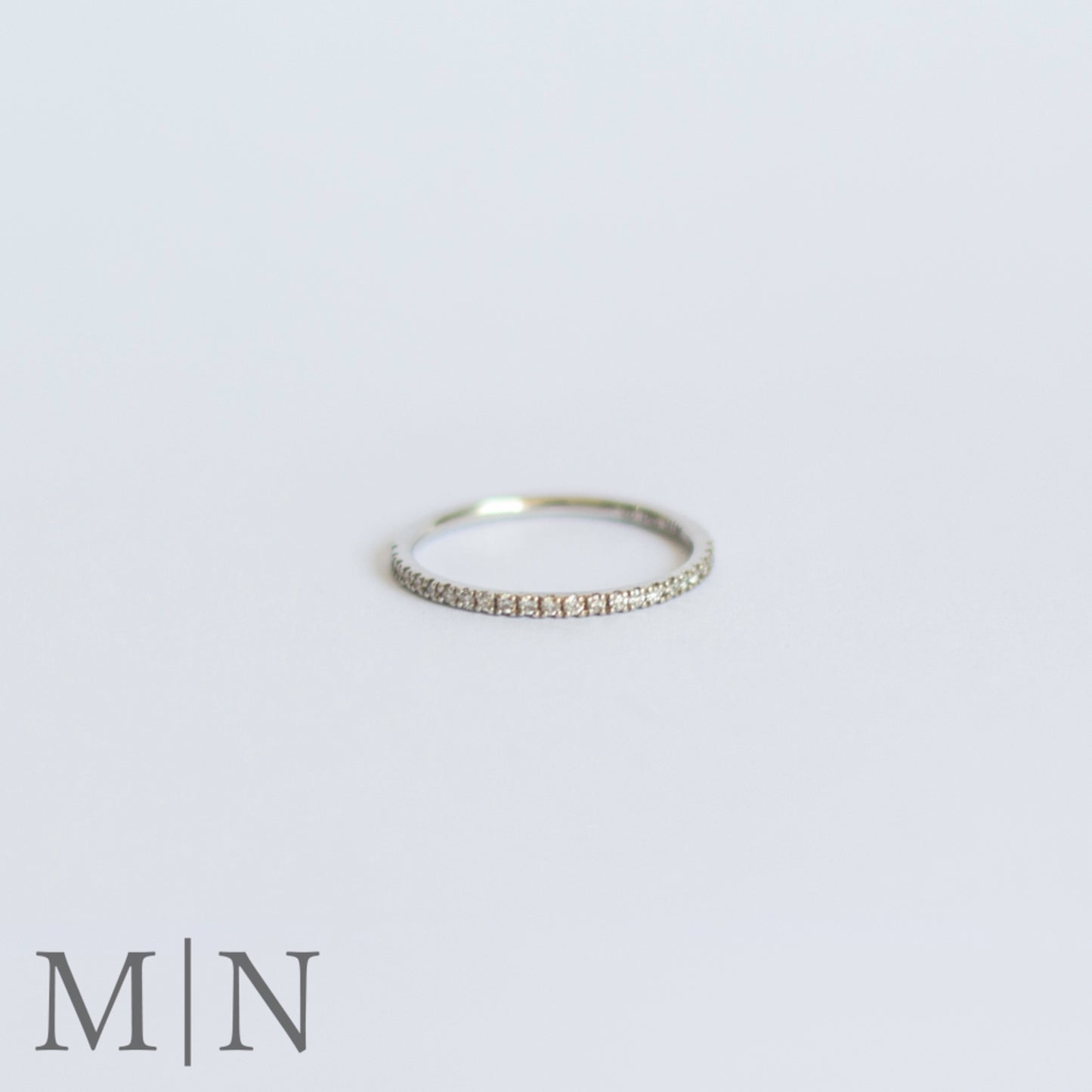 White Gold Diamond Half-Eternity Ring