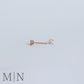 Rose Gold Diamond Stud Earrings
