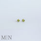 White Gold & Peridot Stud Earrings