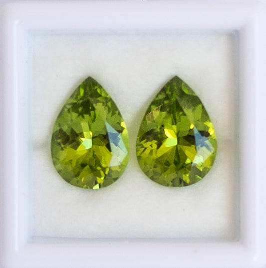 7.32ct Peridots (Matching Pair)