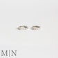 White Gold Lab Grown Diamond 12mm Huggie Earrings
