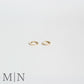 Yellow Gold Diamond 10mm Huggie Earrings