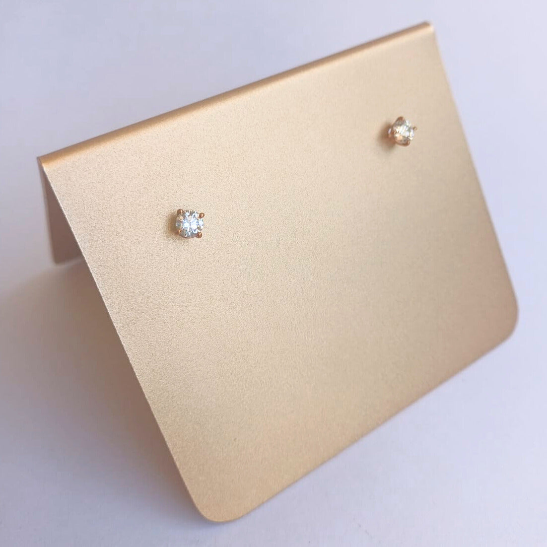 Rose Gold Diamond Studs