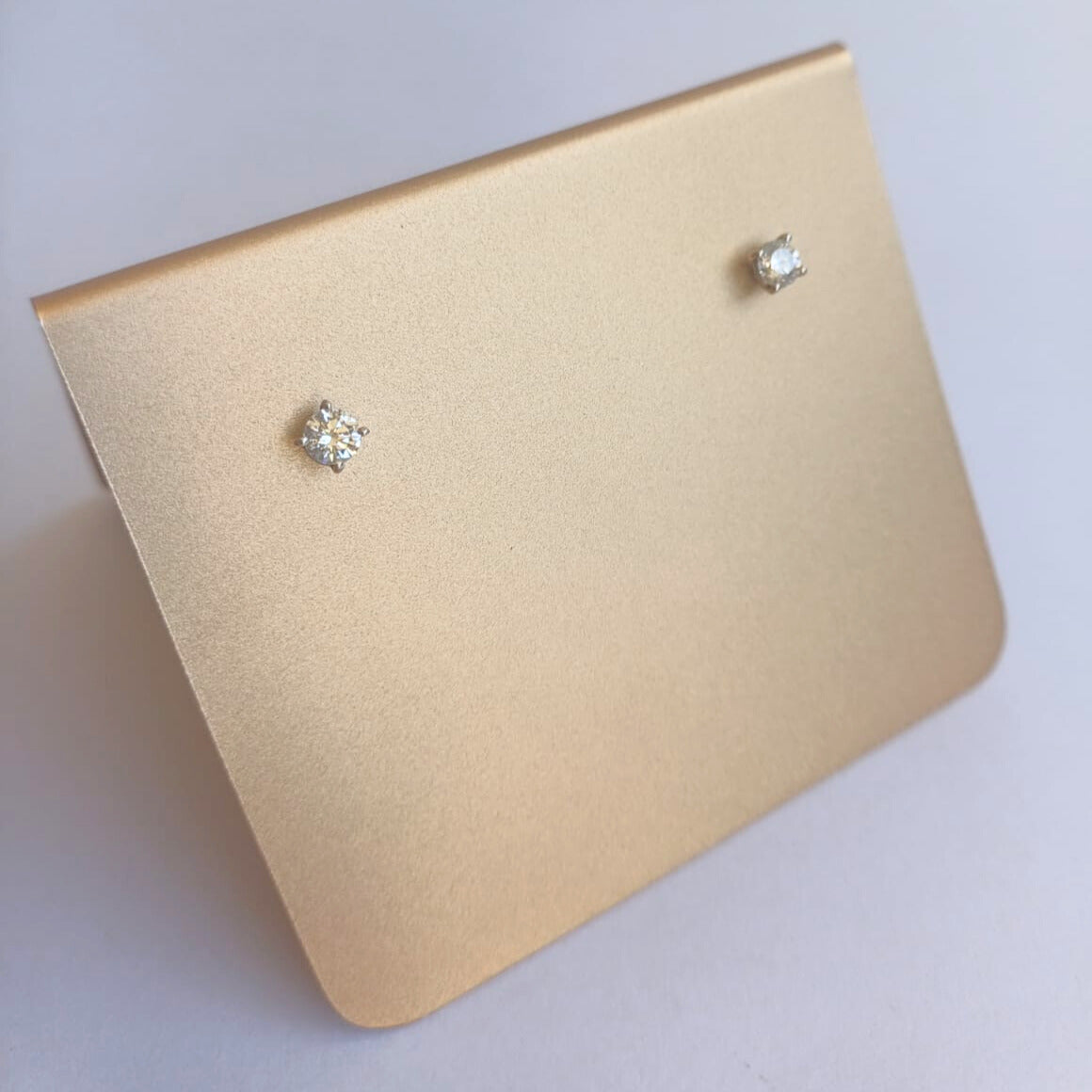 White Gold Diamond Stud Earrings