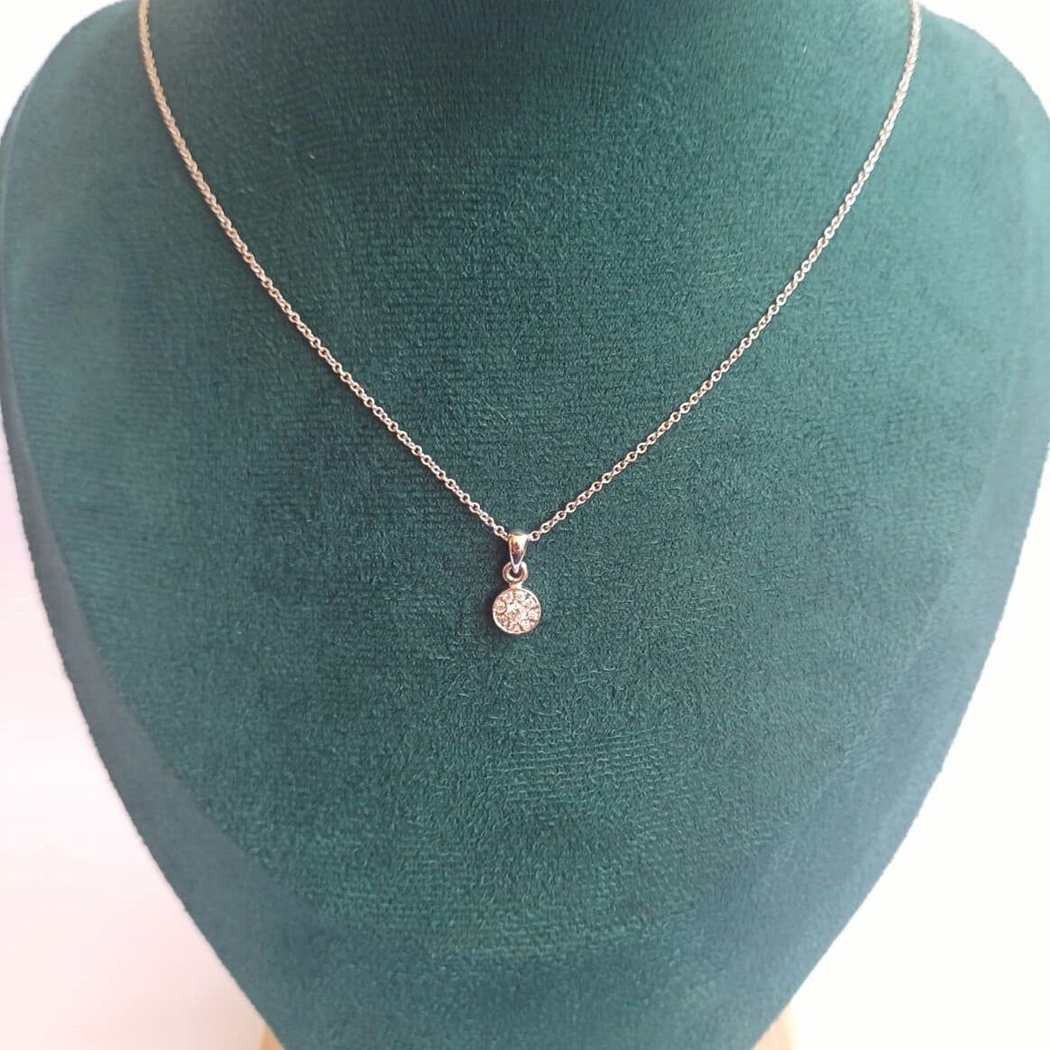 White Gold Diamond Pendant