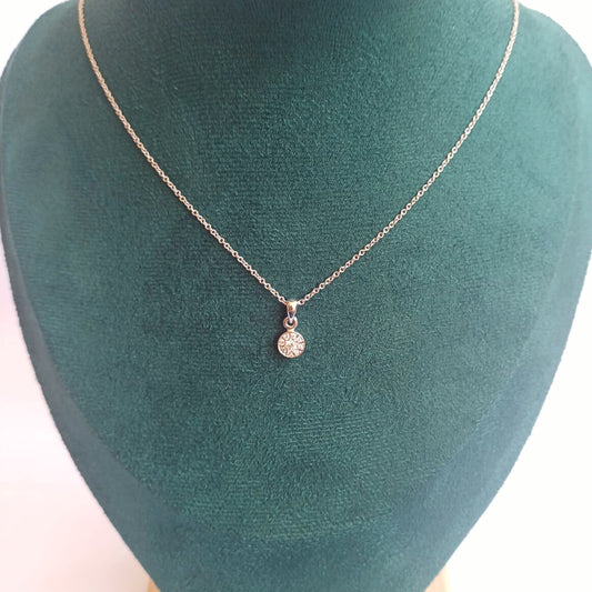 White Gold Diamond Pendant